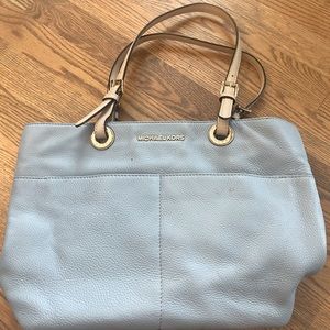 Blue Michael Kors Tote